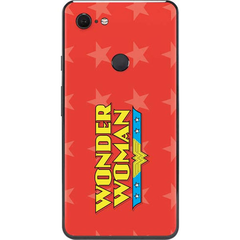 DC Comics Wonder Woman Logo Google Pixel 3 XL Skin